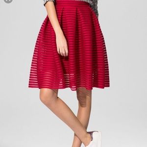 Maje NWT lipstick red skirt